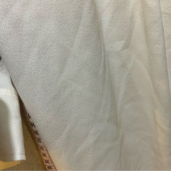 FRAME Gilian 100% Silk Puff-sleeve Top In white size small - Picture 12 of 15